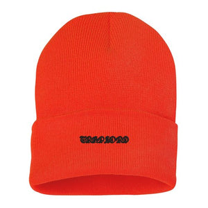 Orange TRAPLORD Embroidery Beanie