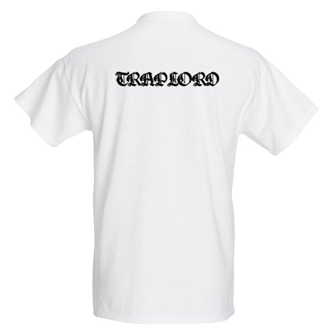 legemliggøre Sømil Rute TRAPLORD White Chest T-Shirt – Trap Lord Supply Co.